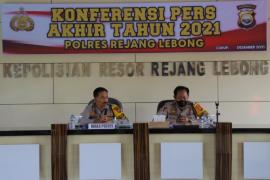 Pengungkapan Kasus Narkoba Polres Rejang Lebong Capai 88 %