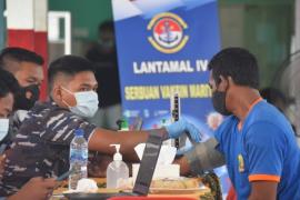 Percepat Vaksinasi Covid-19, Lantamal IV Serbu Lapas dan Rutan di Tanjungpinang