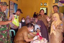 Dukung Cegah Stunting, Bhabinkamtibmas Polsek Padang Jaya  Pantau Giat Posyandu Balita
