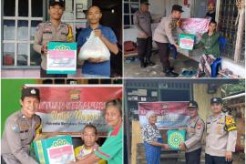 Polresta Bengkulu Distribusikan Bansos ke Warga di 4 Kecamatan Kota Bengkulu