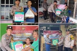 4 Polsek Polresta Bengkulu Kembali Distribusikan Bansos ke Warga yang Membutuhkan