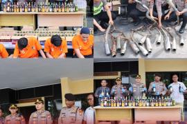 Polresta Bengkulu Rilis Capaian Ops Pekat Nala