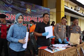 Polres Lebong saat press release