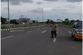 Tekan Aksi Balap Liar di Jalan Raya Pintu Tol Betungan, Patroli Polsek Selebar Gelar Patroli Sore