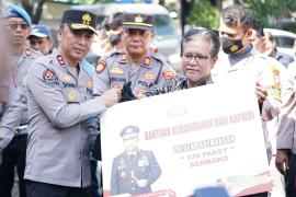 Wujud Kepedulian Kapolri ke Masyarakat, 2 Ribu Bansos Disebar ke Warga Jakarta Utara