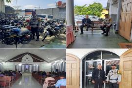 Polsek Gading Cempaka Laksanakan Pengamanan Ibadah Minggu di Gereja Pantekosta