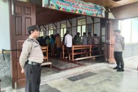 Berikan Rasa Aman, Personel Polres Rejang Lebong Lakukan Pengamanan di Gereja Fransiskus Asisi