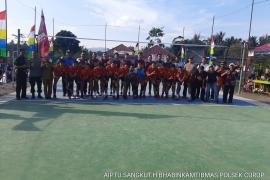 Polsek Curup, Lakaukan Pengamanan Final dan Penutupan Open Turnament Voly Ball 
