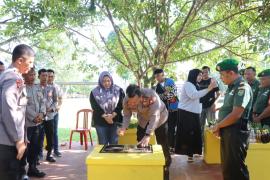 Diresmikan, Polres Lebong Kini Punya Taman, Namanya "Tantya Sudhirajati"