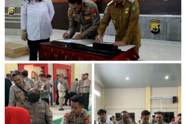 akti Kesehatan Polri Presisi, Polresta Bengkulu-PMI MoU dan Gelar Kegiatan Donor Darah