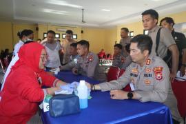 Polres Seluma Gelar Kegiatan Donor Darah Dalam Rangka Hari Bhayangkara Ke-77