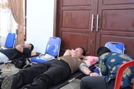 Baksos Donor Darah Personel Polres Lebong, Warnai Rangkaian Hari Bhayangkara Ke-77