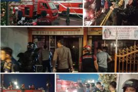 Polresta Bengkulu Berikan Pengamanan dan Olah TKP Kebakaran Febby Salon