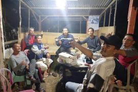 Ajak Warga Tingkatkan Kemamanan, Bhabinkamtibmas Ratu Agung Sambangi Pos Kamling