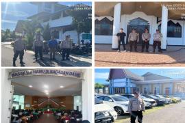 Berikan Rasa Aman kepada Jemaat Gereja, Polsek Gading Cempaka Lakukan Pengamanan