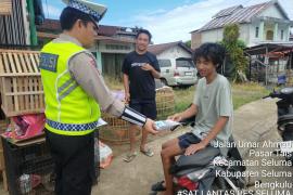 Turjawali Sat Lantas Polres Seluma Patroli di Wilayah Hukum Polres Seluma
