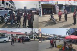 Patroli di Pasar Panorama, Sat Samapta Polresta Bengkulu Berikan Imbauan kepada Petugas Parkir 
