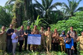 Awasi Penggunaan DD, Kapolsek Lais Hadiri Penetapan Titik Nol Pembangunan di Desa Suka Langu