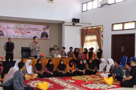 Polres Lebong Gelar Pelatihan Bantuan Hidup Dasar 77 Ribu Telapak Tangan Anak Bangsa untuk Kehidupan