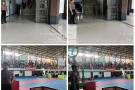 Ciptakan Situasi Aman Selama Pertandingan, Polresta Bengkulu Lakukan Pengamanan Lomba Karate 