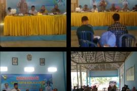 Kanit Binmas dan Bhabinkamtibmas, Jadi Narasumber Sosialisasi Tata Tertib Berlalu Lintas di Desa Beringin Datar 