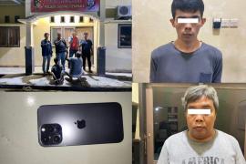 Embat Hp Iphone 14, 2 Pria Warga Kota dan Seluma Ditangkap Polsek Gading Cempaka 