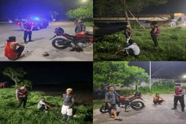 Patroli Mobiling, Personel Sat Samapta Polresta Bengkulu Sambangi Pemuda yang Berkumpul 