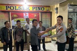 Polsek Pino Adakan Lomba Gaple (Domino) Presisi Dalam Rangka Memperingati Hari Bhayangkara ke 77 Tahun