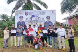 HUT Bhayangkara ke-77, Polsek Padang Jaya Gelar Lomba Mancing
