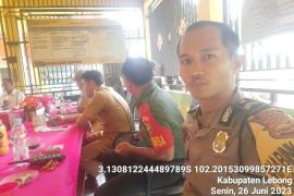 Bhabinkamtibmas Polsek Lebong Utara Hadiri Kegiatan Pra Pembangunan di Desa Talang Ulu