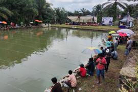 HUT Bhayangkara ke-77, Polsek Padang Jaya Gelar Lomba Mancing