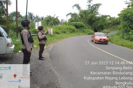 Polsek PUT Tingkatkan Patroli Jalan Lintas Menuju Kota Lubuklinggau