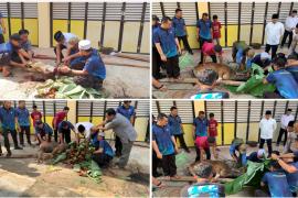 Laksanakan Qurban Presisi, Polresta Bengkulu Potong 3 Ekor Sapi dan 2 Ekor Kambing 