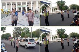 Polresta Bengkulu dan Polsek Jajaran Laksanakan Pengaman Ibadah Salat Iduladha 1444 H