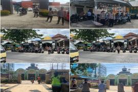 Polwan Polresta Bengkulu, Laksanakan Pengamanan Salat Jumat 