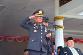 Kapolres Bengkulu Selatan Pimpin Upacara HUT ke-77 Bhayangkara