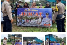 Rekatkan Polisi dengan Masyarakat, Polsek Padang Jaya Gelar Program Jumat Curhat