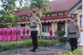 Polres Seluma Upacara Kenaikan Pangkat Personel Periode 1 Juli 2023