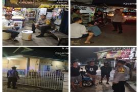 Polsek Ratu Agung Patroli Malam Hari, Sambangi Kost-Kostan dan Warga Sekitar