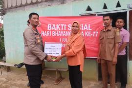 Hari Bhayangkara ke-77, Polres Seluma Gelar Giat Bhakti Sosial