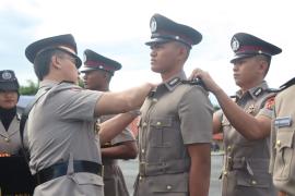 Tutup Pendidikan, Irwasda Polda Bengkulu Lantik 134 Bintara Polri