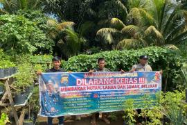 Berikan Pemahaman kepada Warga, Polsek Kaur Utara, Sosialisasi Karhutlah di Desa Tanjung Betung II