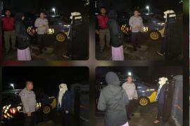 Tingkatkan Keamanan di Wilyah Hukum, Polsek Muara Bangkahulu Patroli Malam Hari