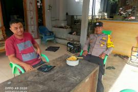 Duduk Bersama Kepala Desa, Polisi RW Monitoring Kamtibmas