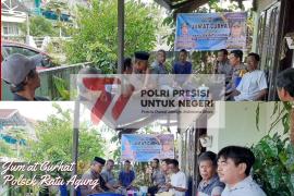 Polsek Ratu Agung, Jumat Curhat Bersama Warga Kelurahan Kebun Beler 
