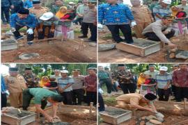 Kapolsek Selebar Hadiri Peletakan Batu Pertama Bedah Rumah Mandiri Swadaya di Kelurahan Betungan 