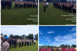 Sambut HUT RI Ke - 78, Polres Kaur Hadiri Pembukaan Turnament Sepak Bola Antar Desa 
