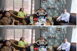 Tingkatkan Sinergitas,  Kapolres Bengkulu Selatan Terima Sambang Silaturahmi Komisariat Cabang Pemuda Katolik