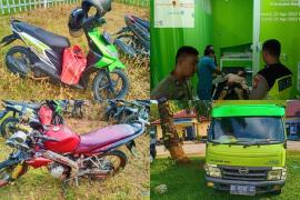 Laka Lantas Truk Vs Vixion dan Honda Beat, 1 Orang Meninggal Dunia 