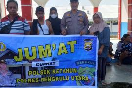 Dengarkan Keluhan Masyarakat Polsek Ketahun Gelar Jumat Curhat Guna Mewujudkan Situasi Kamtibmas